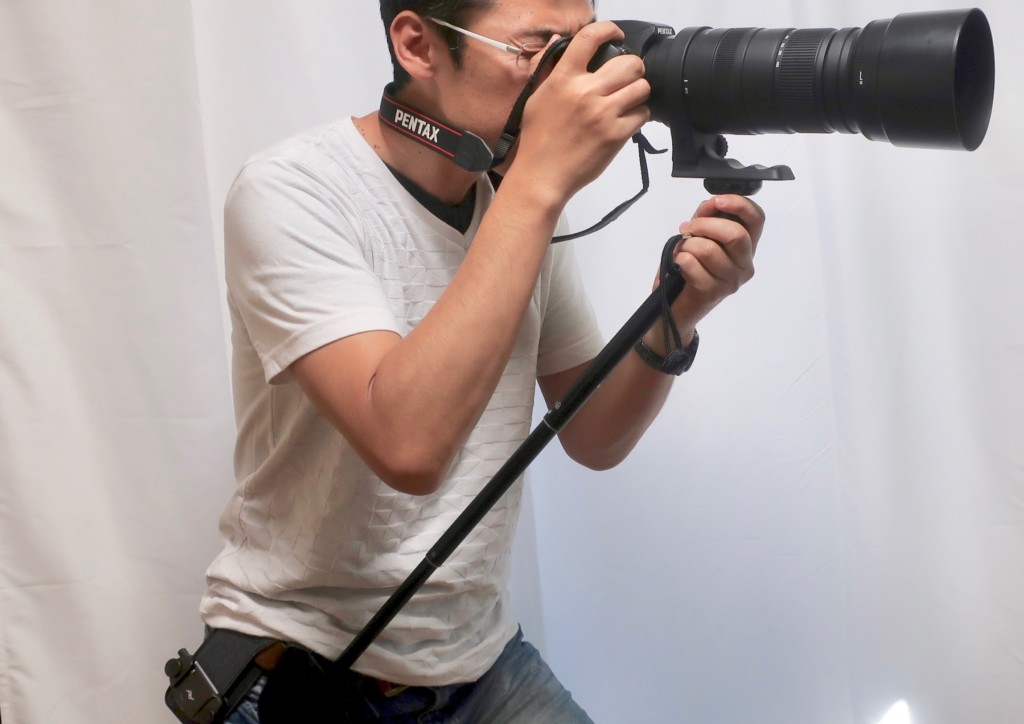 機動性重視のショートタイプの一脚