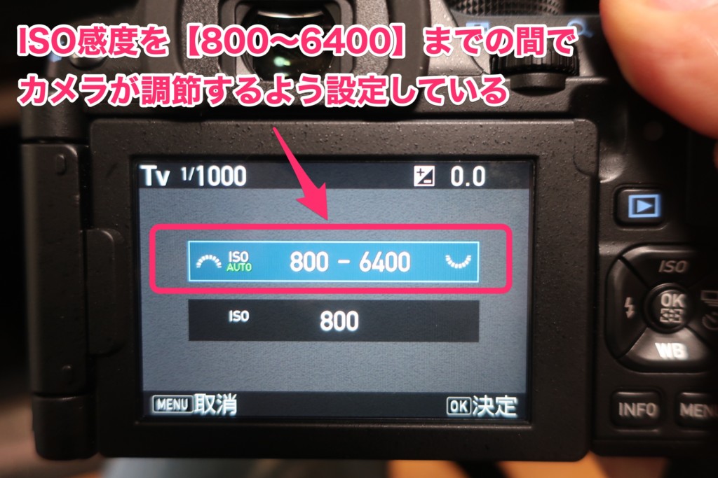 ISO感度の許容範囲を決めよう