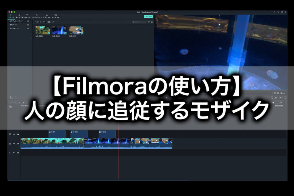 Filmoraの使い方 追従モザイクで人物の顔を隠す方法 Tomorrow Llife トゥモローライフ