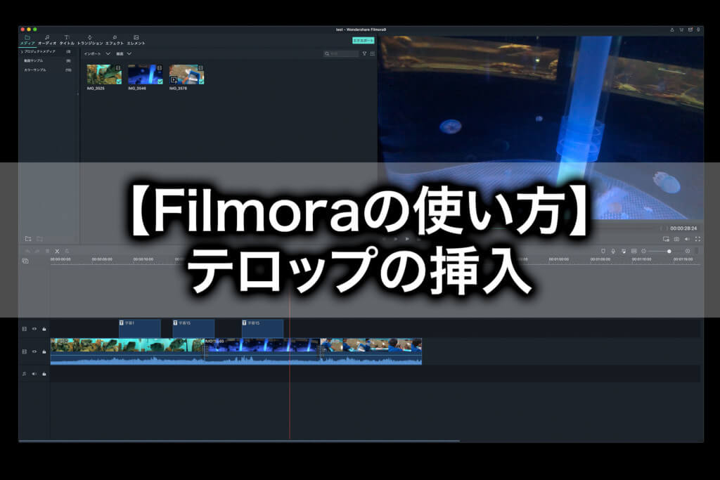 Filmoraの使い方 テロップ 文字 を入れる方法 Tomorrow Llife トゥモローライフ