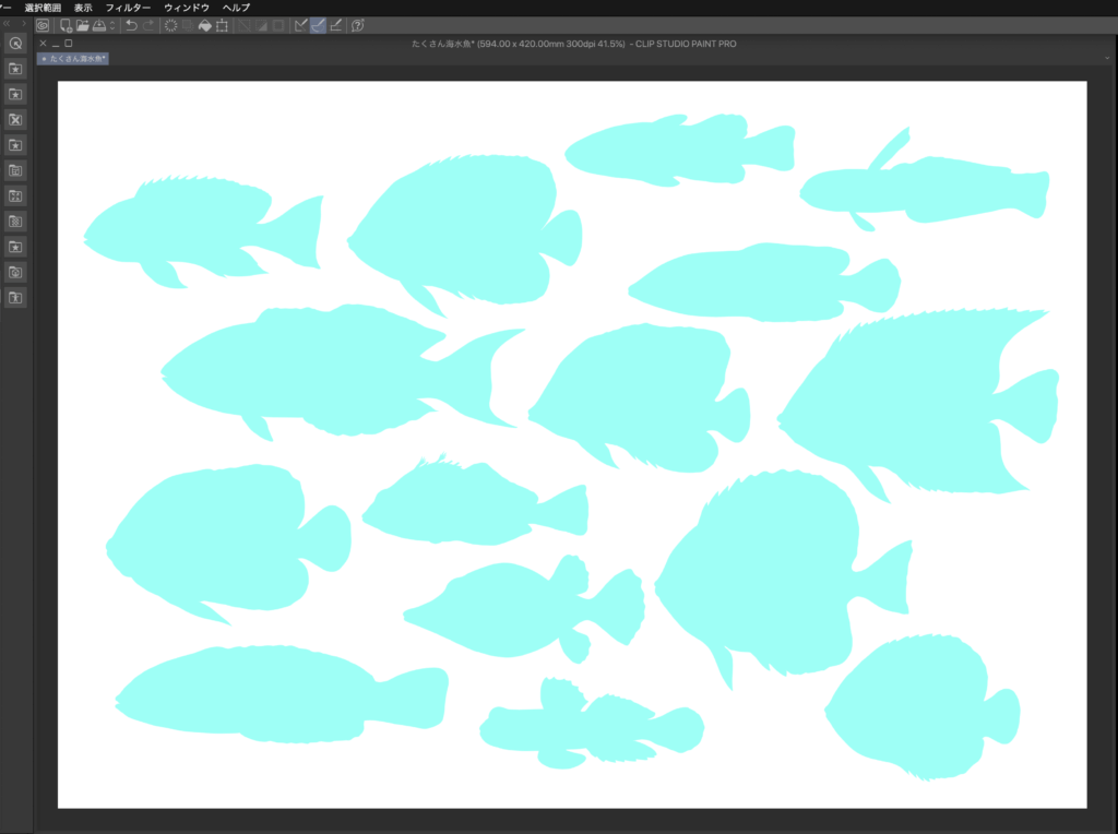 デジタルイラスト クリスタで描いた魚の絵の制作工程を解説 Tomorrow Llife トゥモローライフ