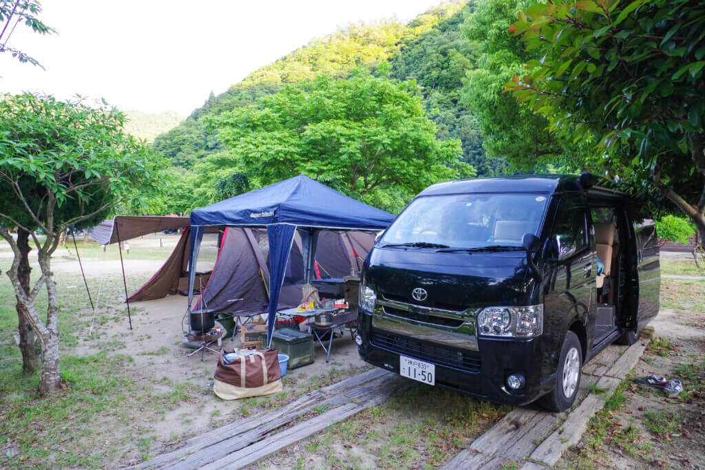 兵庫県のキャンプ場「南光自然観察村」で一泊してきました